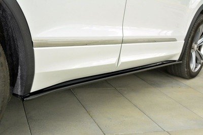 Zijskirts VW Tiguan 2 R-Line Glans Zwart