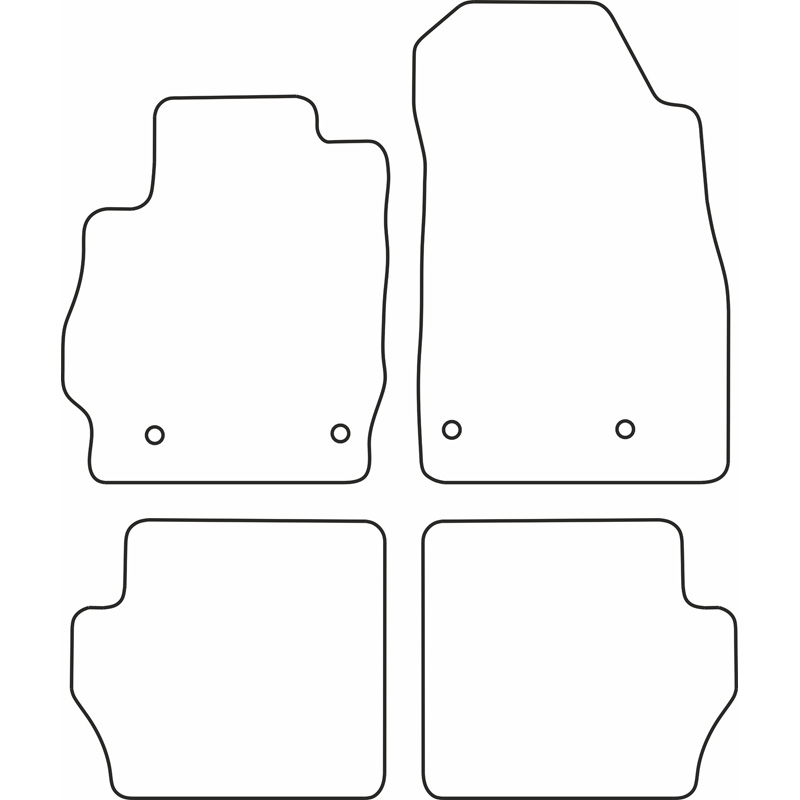 Automatten Mazda 2 08-