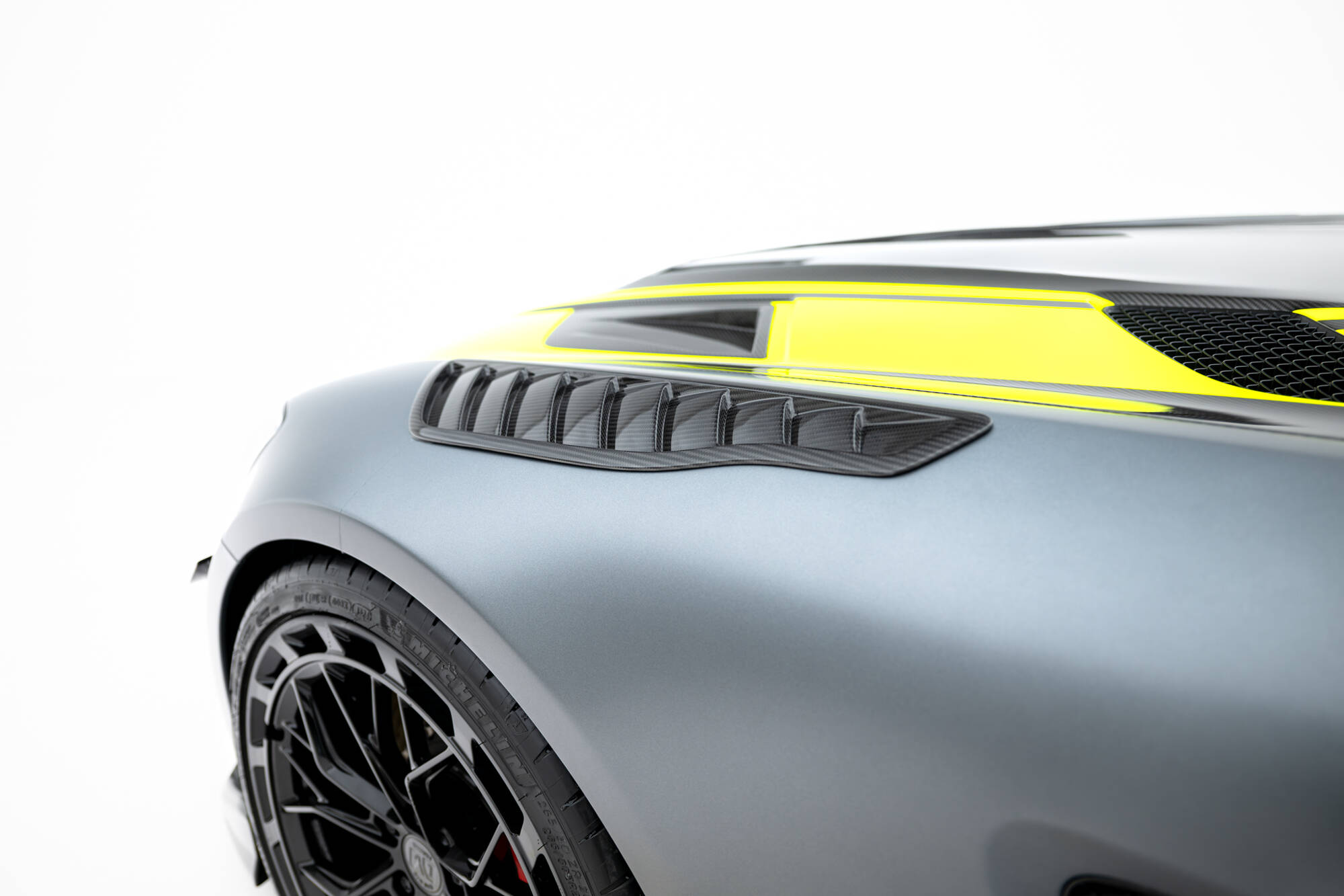 Carbon Zijuitstroomopeningen Mercedes-AMG GT C C190 Facelift Maxton