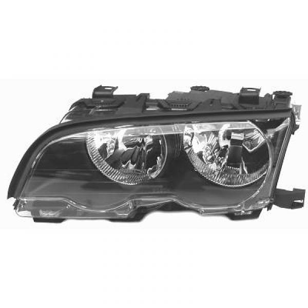 Koplamp rechts BMW E46 01-03 met MOTOR voor LWR