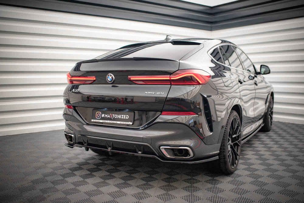 Diffuser V.2 BMW X6 M-pakket G06 Maxton Glans Zwart