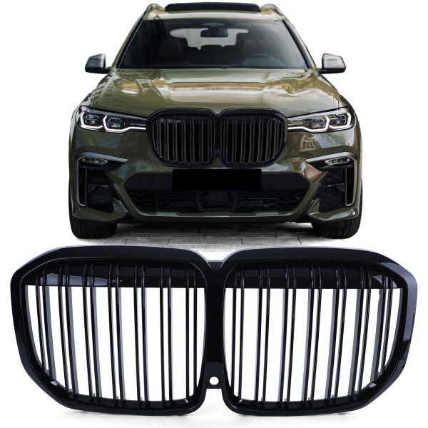 Grill BMW X7 G07 Glans Zwart