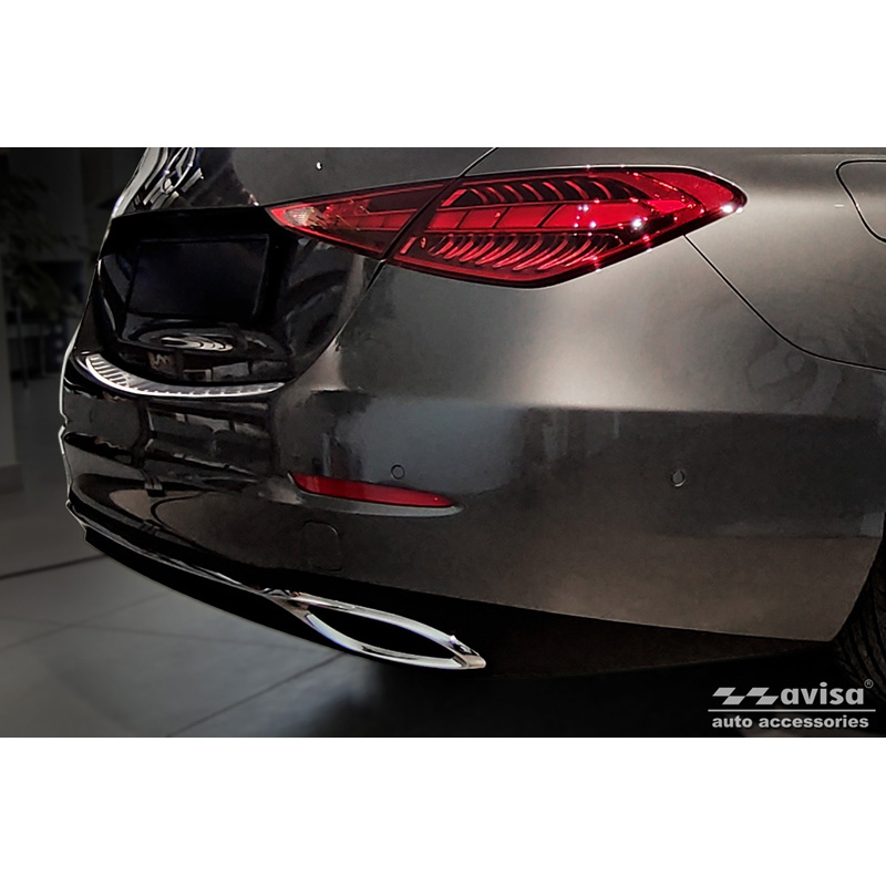 Chroom RVS Achterbumperprotector  Mercedes C-Klasse Sedan (W206) 2021- 'Ribs'