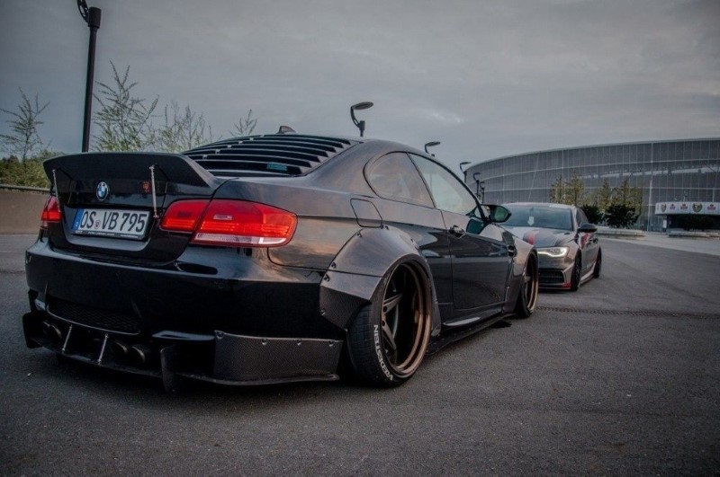 BMW M3 E92 achterruit Louver