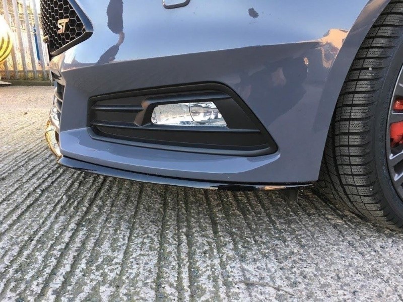 Voorspoiler Ford Focus ST Mk3 FL (Cupra) Glanzend Zwart