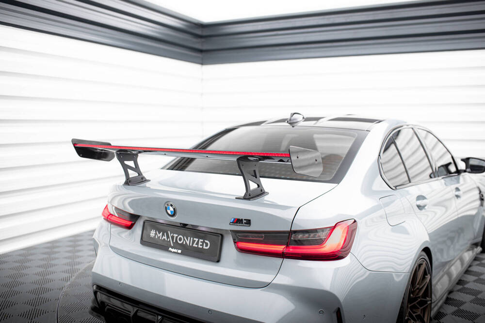 Spoiler met LED V.2 BMW M3 G80 Maxton Carbon
