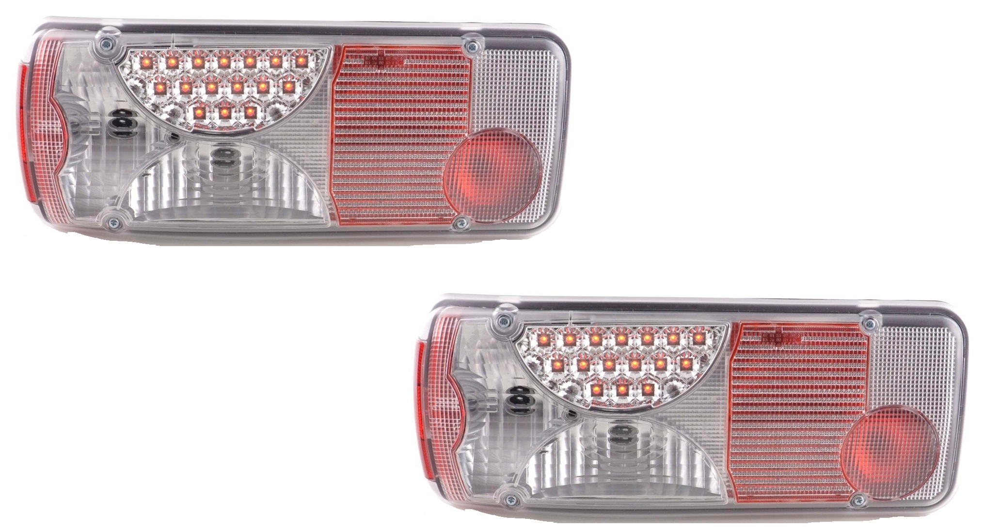Taillights Mercedes Zetros LED chome