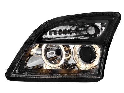 Faros Opel Vectra C/Signum Angel Eyes negro
