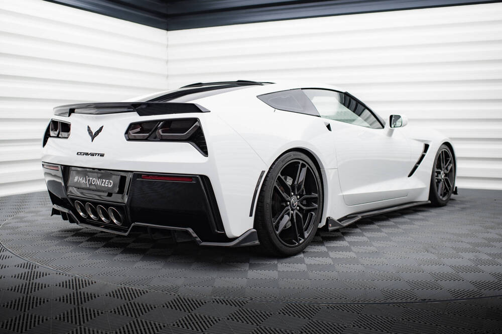 Achterspoiler + Achterzij Spoilers Chevrolet Corvette C7