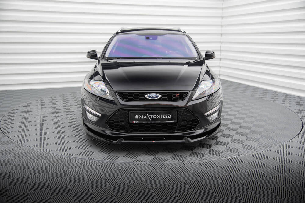 Voorspoiler V.2 Ford Mondeo ST-Line FL Maxton Glans Zwart