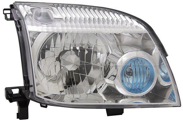 Koplamp rechts X-TRAIL, 01-07 H4 met STELMOTOR