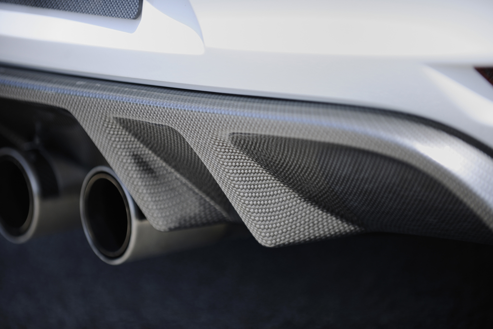Diffuser Volkswagen Golf 6 GTI GTD Rieger Carbon Look