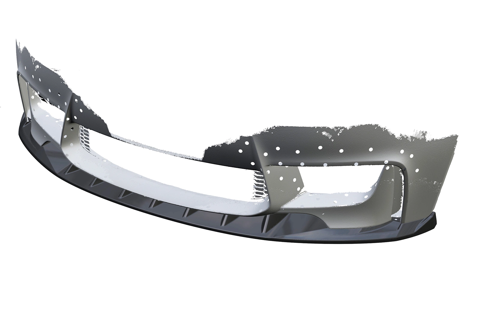Voorspoiler BMW 1er E82 M Coupe Glans Zwart – CSR Automotive