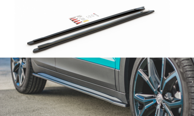 Zijskirts VW T-Cross Glans Zwart