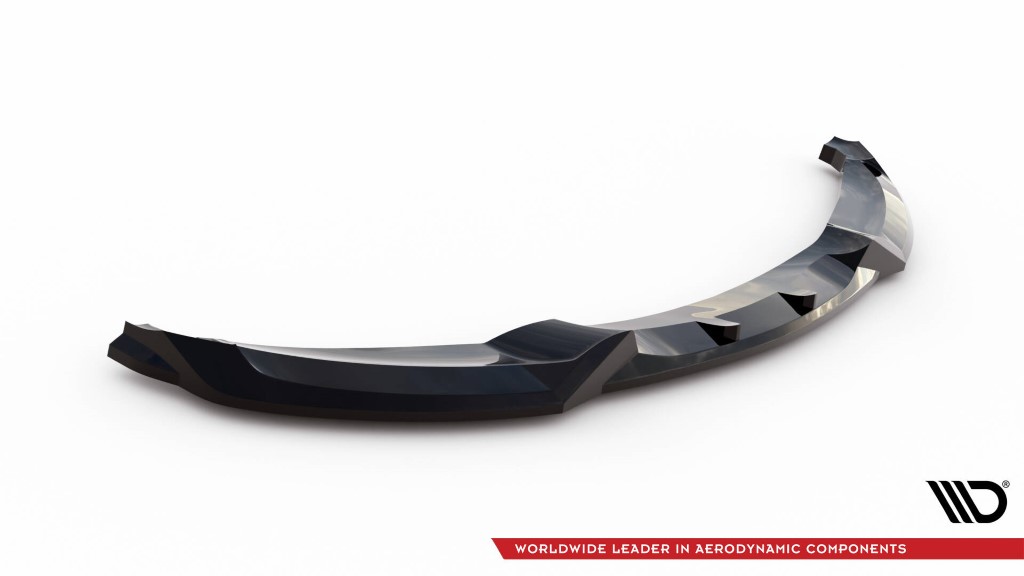 Voorspoiler BMW 1 E82 Glanzend Zwart Maxton V.1
