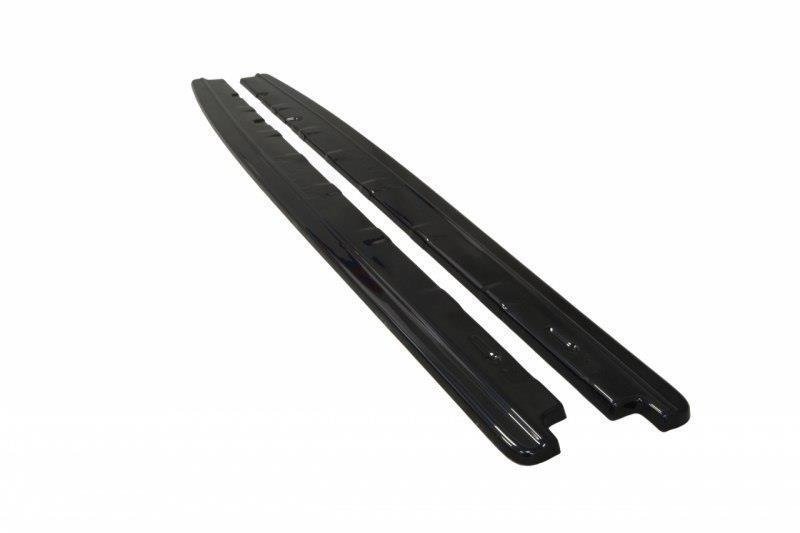 Zijskirts Audi R8 MK2 15-19 Maxton Glans Zwart