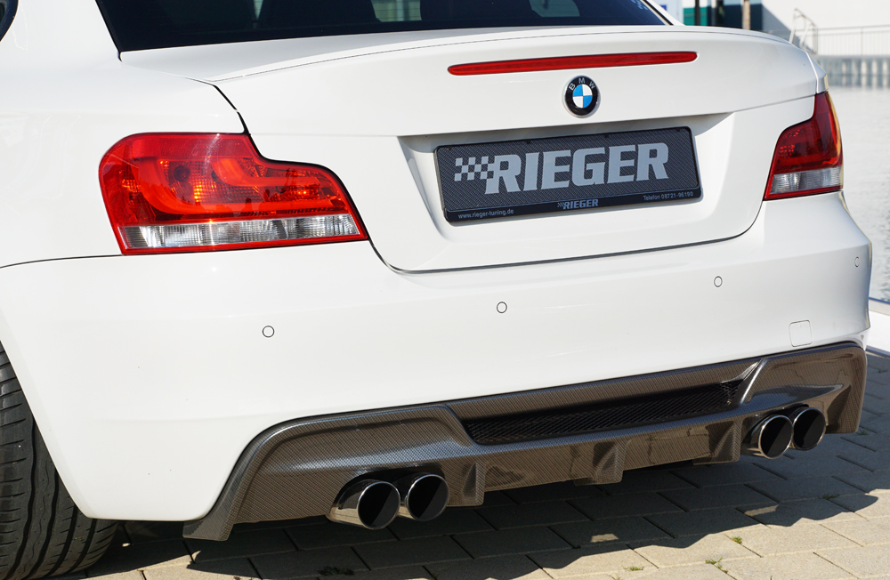 Achterdiffuser BMW 1 serie Rieger