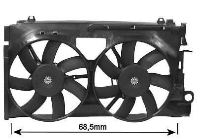 ventilator, type Gate Peugeot Partner, 1996-2002