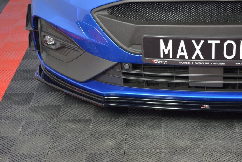 Voorspoiler Ford Focus ST / ST-Line Mk4 V.5 Glanzend Zwart