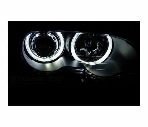 Faros BMW E46  Coupe/Cabrio 99-03 LED Angel Eyes