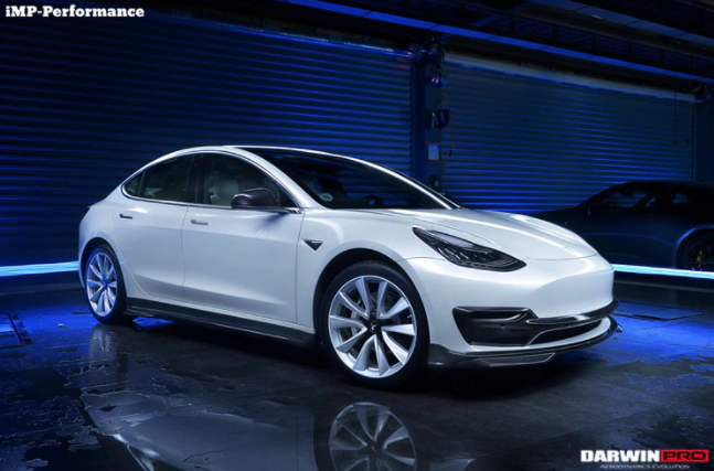 Tesla Model 3 IMP Style Carbon Fiber Grill 2017-2020