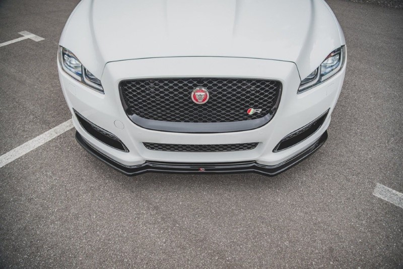 Voorspoiler Jaguar XJ X351 Facelift Glanzend Zwart