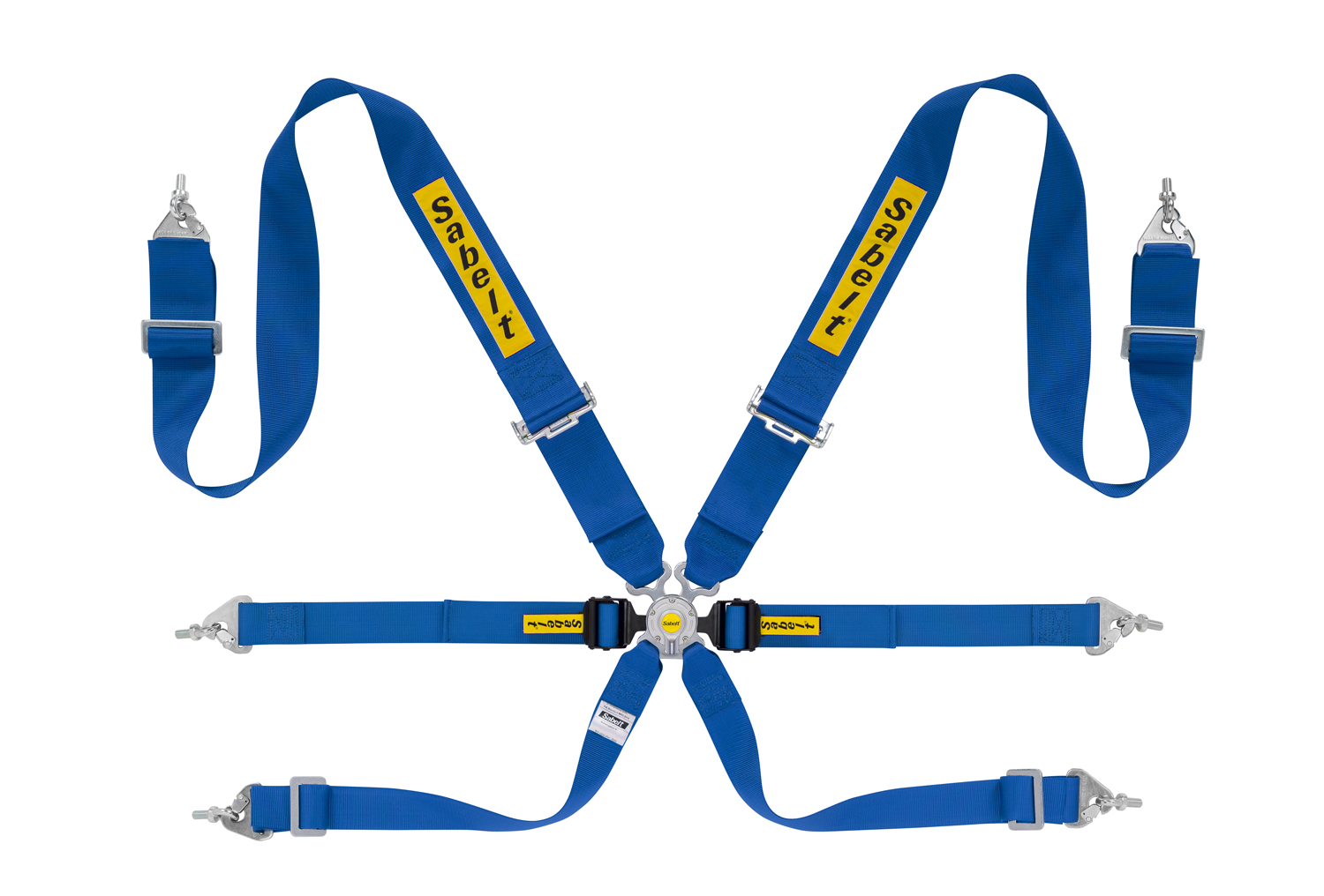 Sabelt Gordel 4 Punts Steel Rood 3 Inch-2 Inch