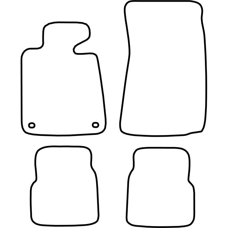 Automatten Velours  BMW 3 serie (E30) 1982-1990 (excl. Cabrio)