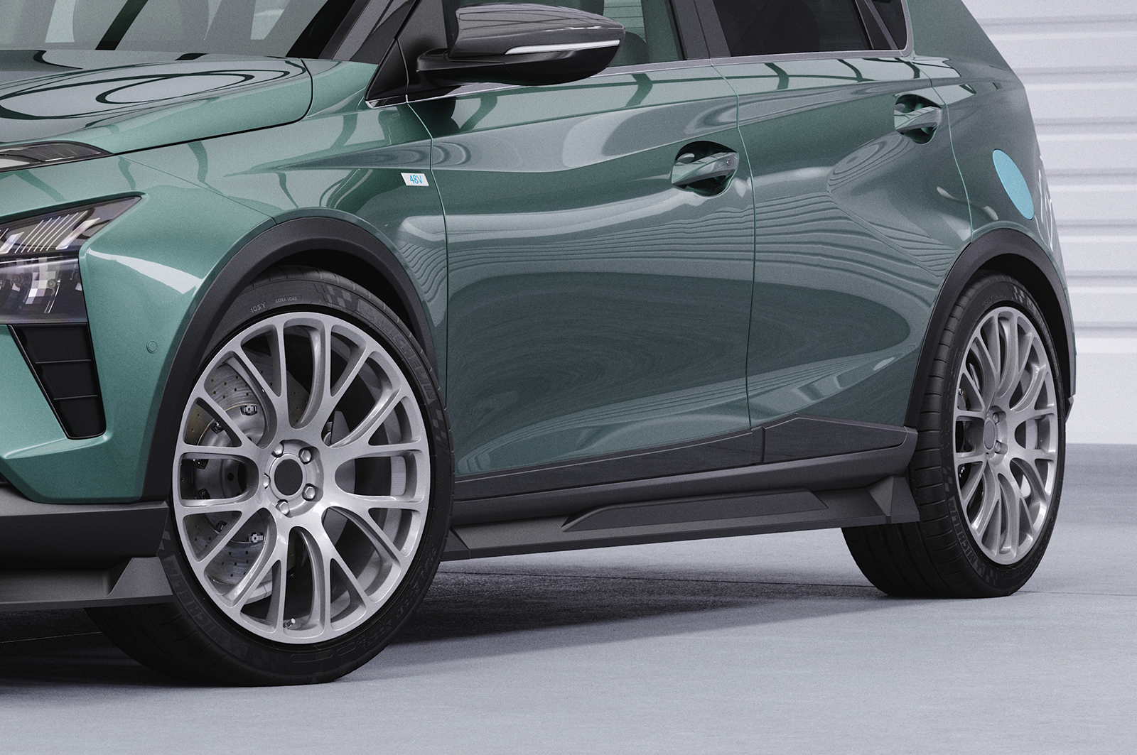 Zijskirts voor Hyundai Bayon SS540