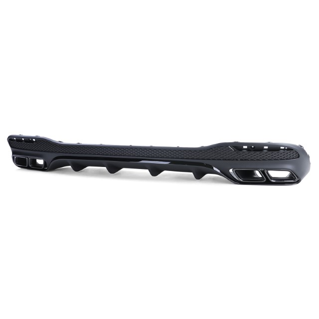 Diffusor Mercedes GLE W166 SUV (15-19) GLE63 Design incl. sierstukken zwart