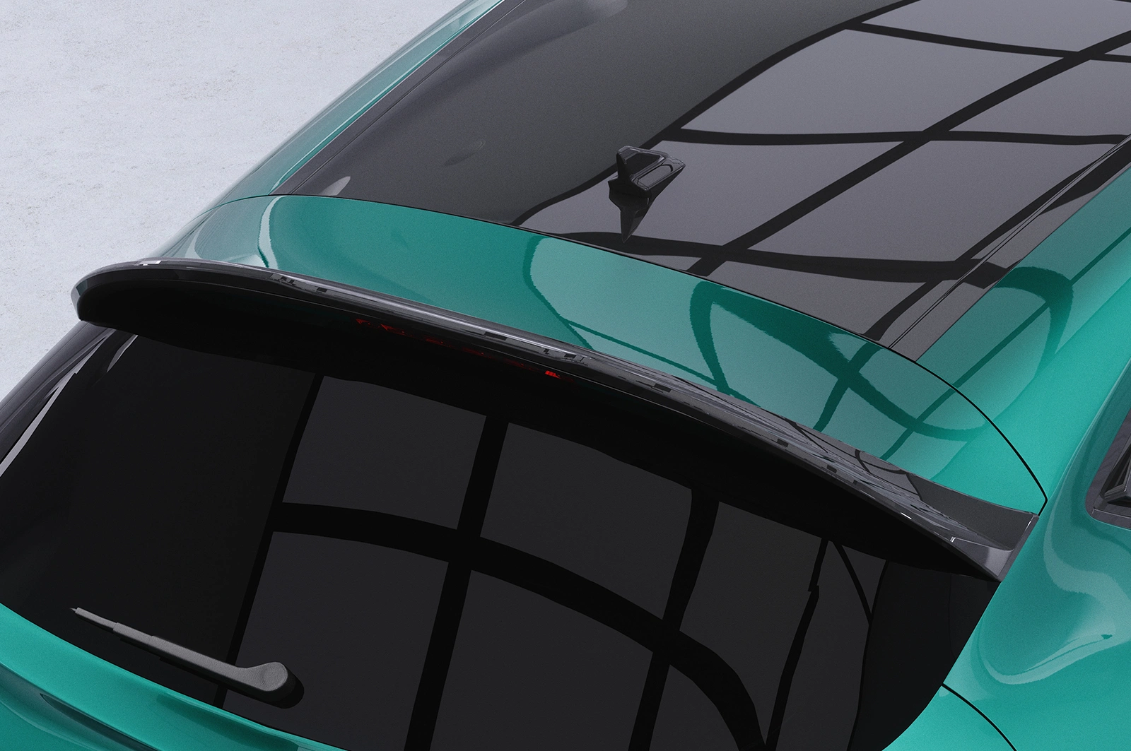 Achterspoiler Opel Astra J glans zwart