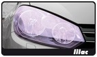 Koplamp en achterlicht Folie Lila