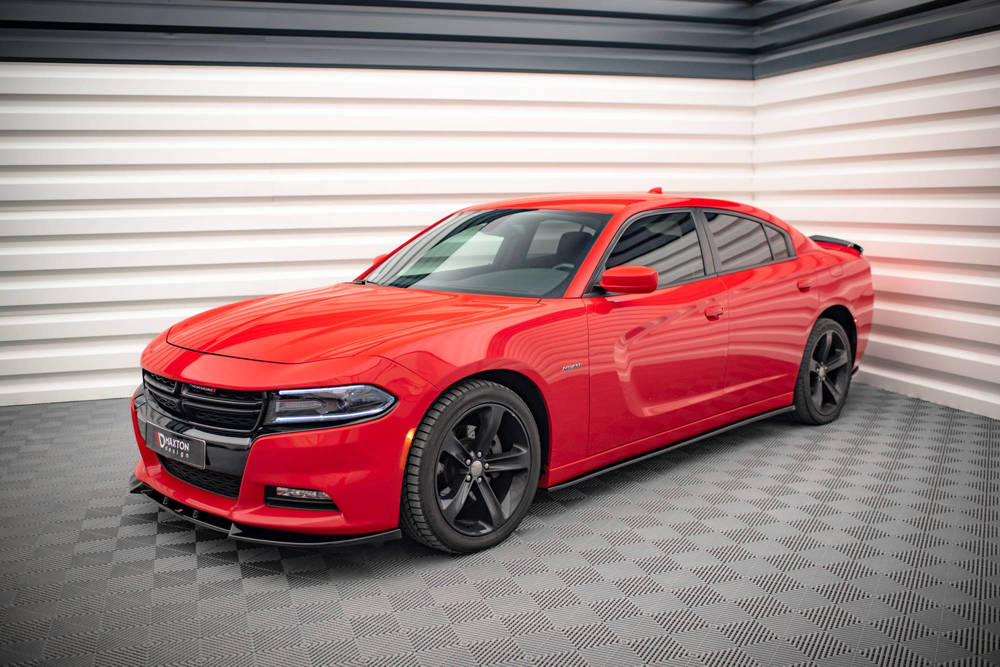 Zijskirts Dodge Charger RT MK7 FL Maxton Glans Zwart