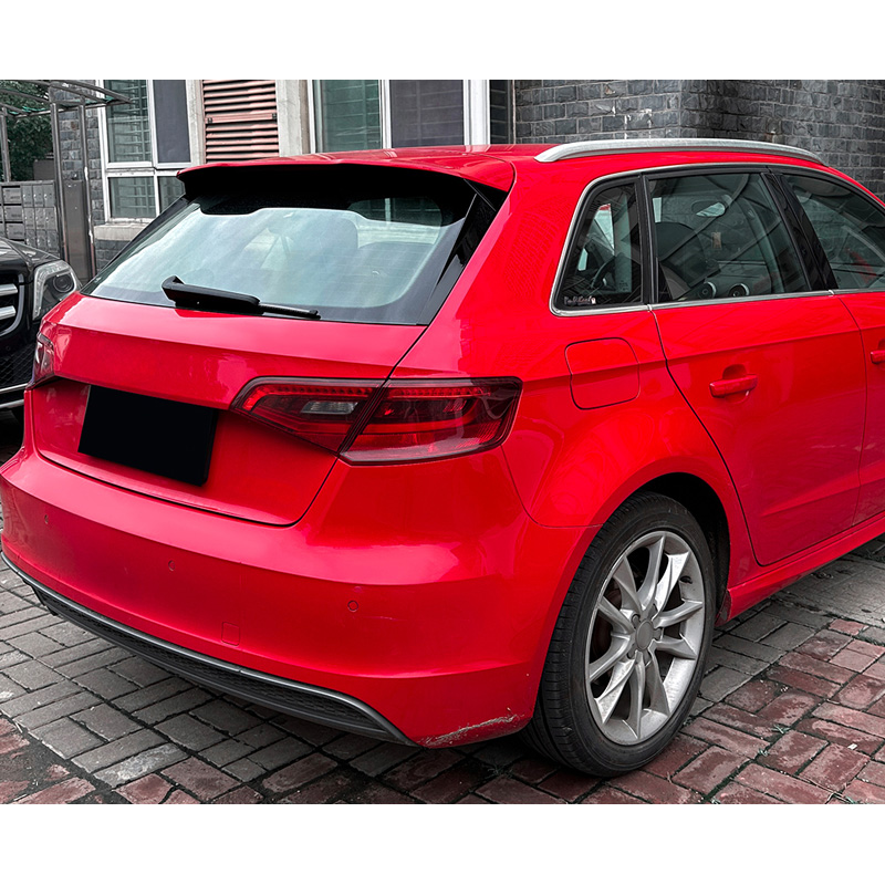 Set achterruit side-spoilers  Audi A3 (8V) Sportback S-Line 2012-2020 (ABS Glanzend zwart)