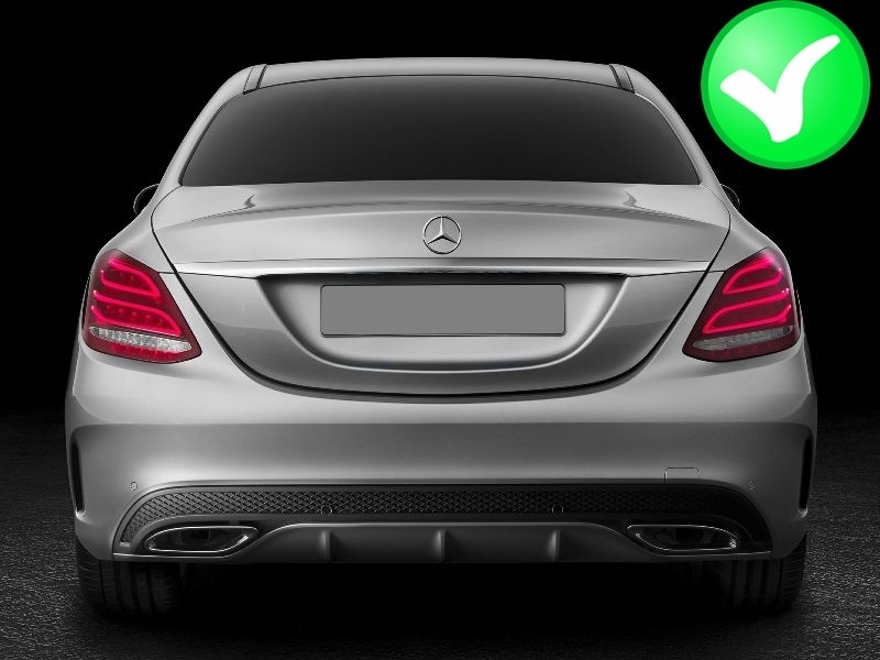 Achterlip Mercedes W209