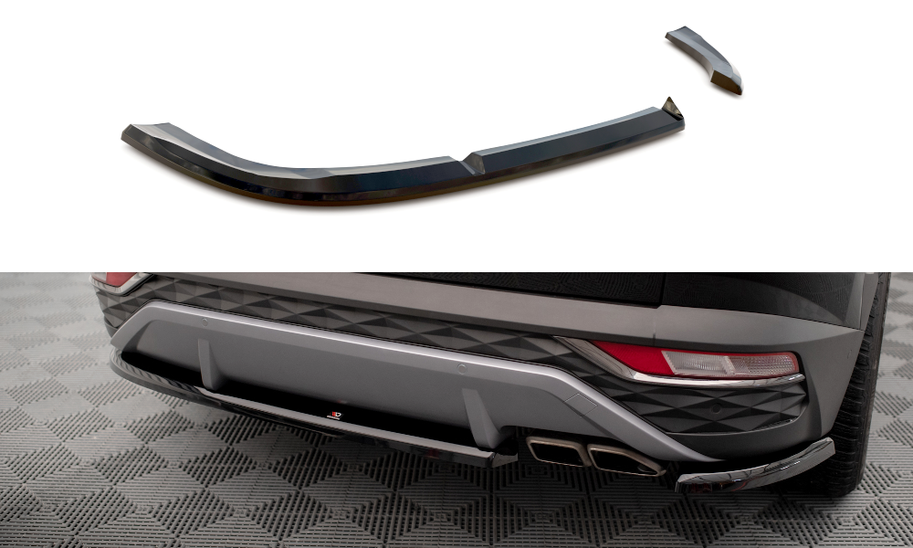 Diffuser Hyundai Tucson Mk4 2020 -  Maxton Glans Zwart