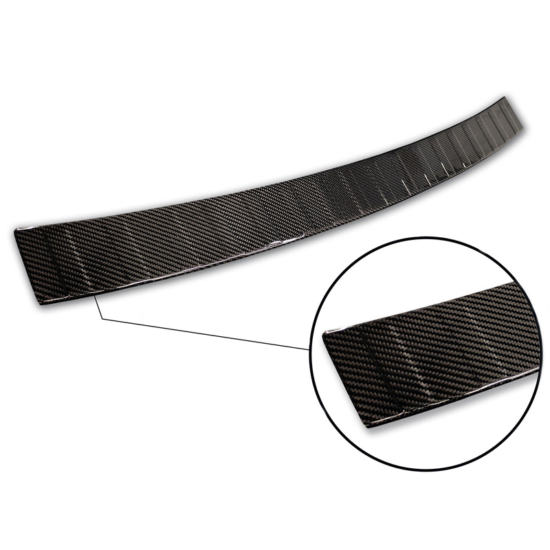 Echt 3D Carbon Achterbumperprotector  BMW 5-Serie F11 Touring 2010-2016 'Ribs'
