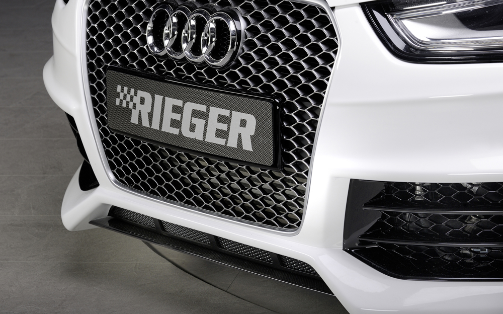 Front Lip Audi A4/S4 Rieger 2012