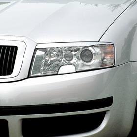 Koplampspoilers Scoda Superb ABS