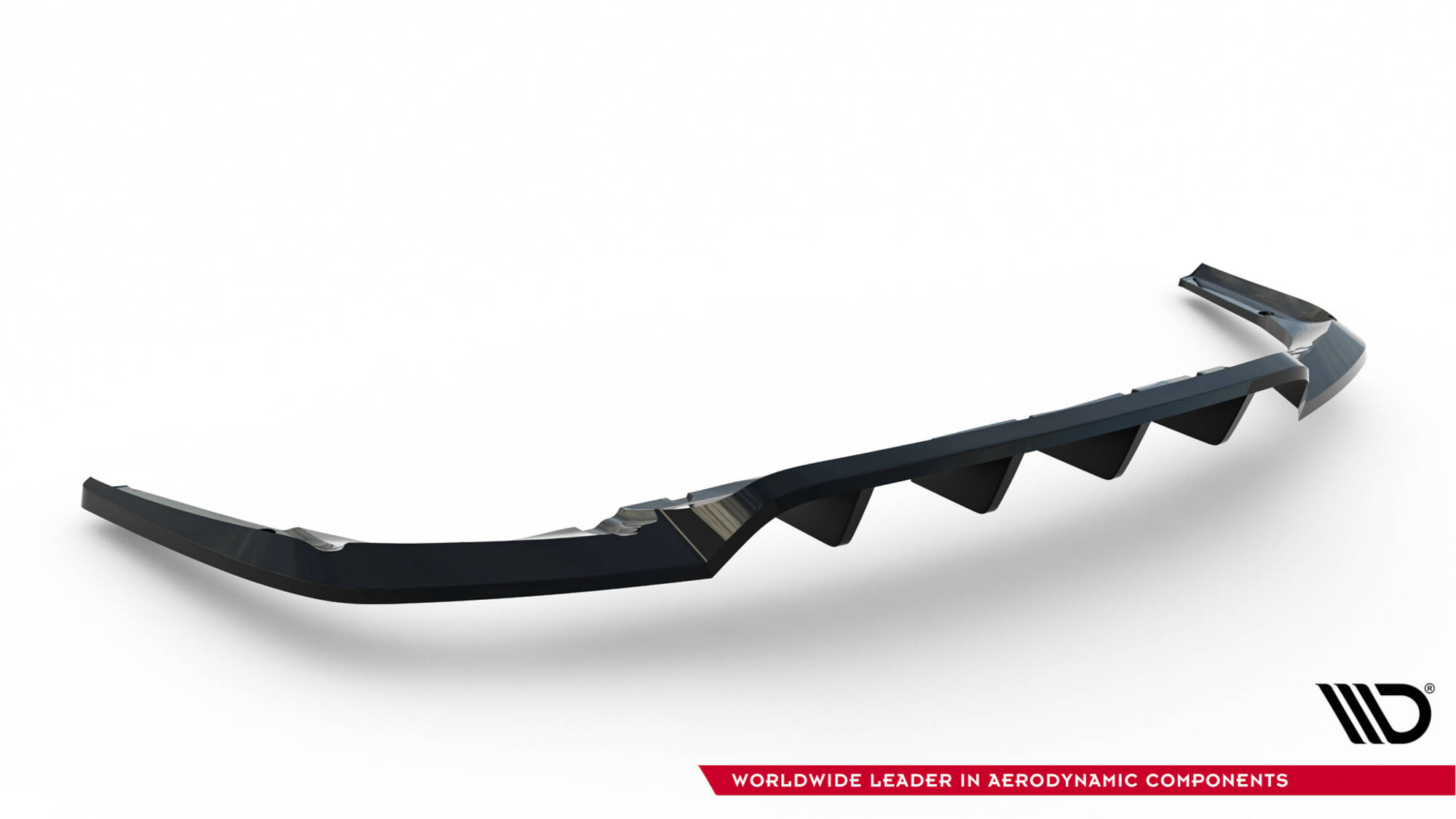 Achter Diffuser Maserati Levante GT MK1 Facelift maxton Glanzend zwart