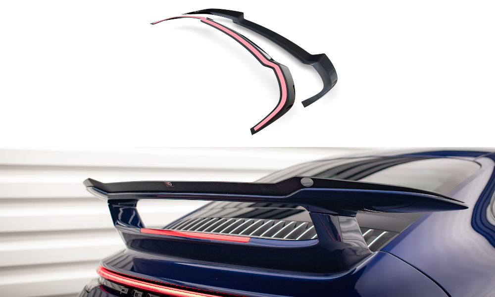 Canards Porsche 911 Carrera 992 Aero Pack Maxton Glans Zwart