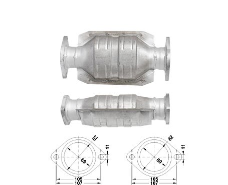Toyota CAMRY 2.2i 16V 2164 cc 100 Kw / 136 cv 5SFE Magnaflow CAT