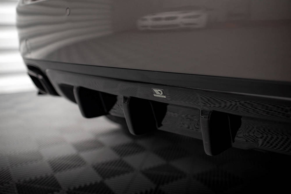 Diffuser Porsche Cayenne MK2 Maxton Glans Zwart