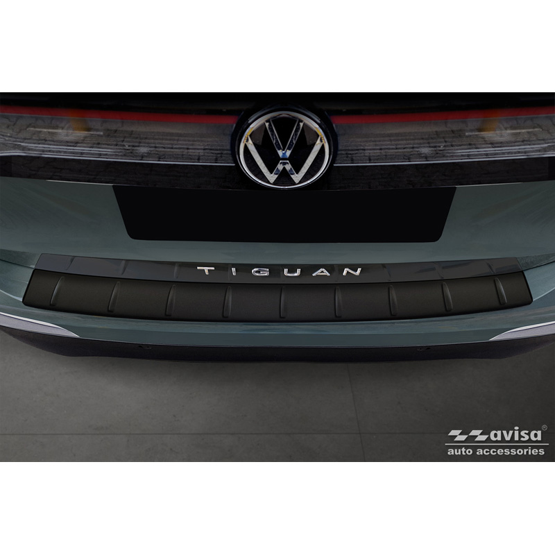Matzwart RVS Achterbumperprotector  Volkswagen Tiguan (CT1) 2024- 'Ribs'