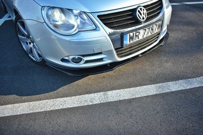 Voor Splitter V.1 VW EOS  Glans Zwart