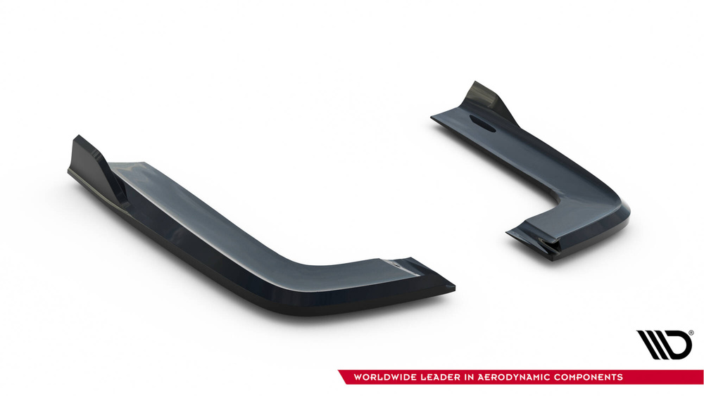 Zijskirts V.3 Mercedes-Benz V-Class Long AMG-Line W447 Maxton Glanzend zwart