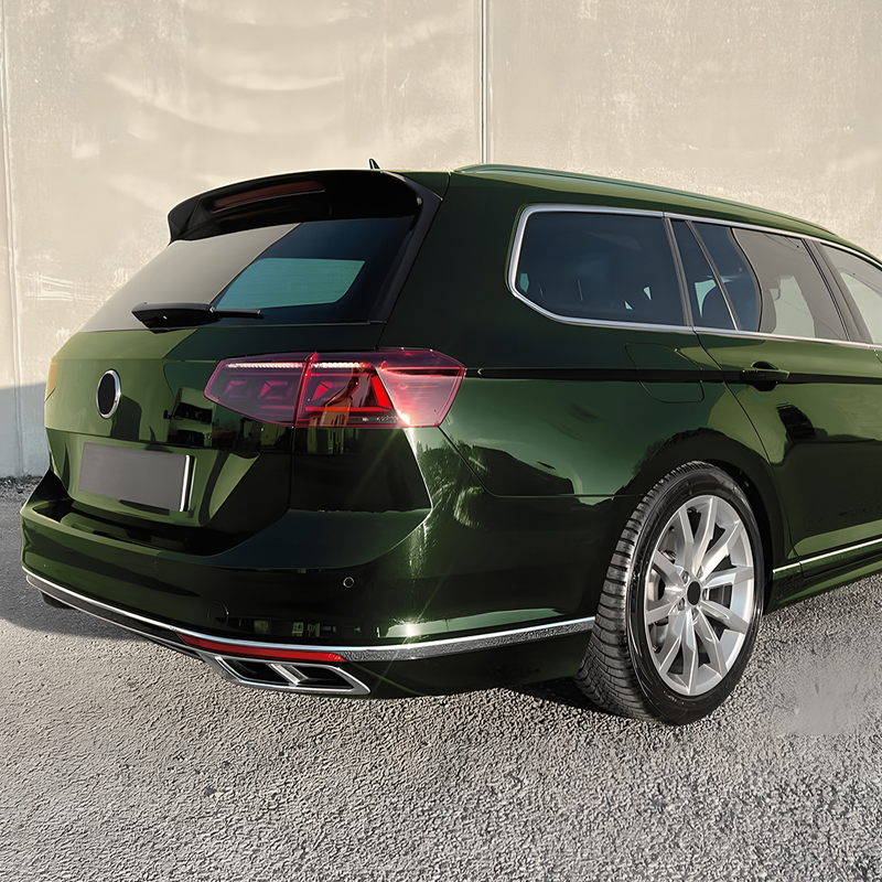 Dakspoiler  Volkswagen Passat 3G Variant 2014-2023 3-delig (ABS Glanzend zwart)