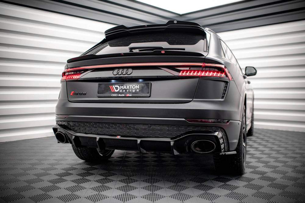 Diffuser Audi RSQ8 Maxton Glans Zwart