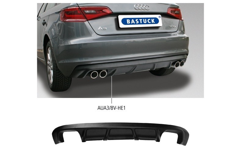 Achterskirt inzet, Audi A3 8V