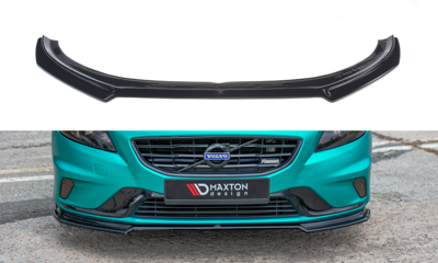 Voorspoiler Volvo V40 R-design Zwart Glans